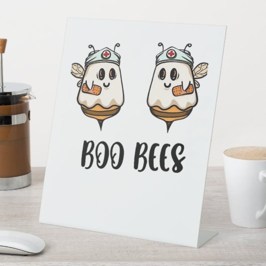 ハロウィーンブービークラシックズナースTシャツ 台座サイン (インサイチュ)