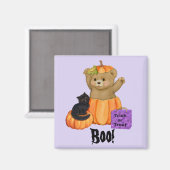 ハロウィーンブーベア マグネット (正面/裏面)