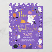 ハロウィーンブーリトル幽霊ガールバースデーパーティー (正面/裏面)