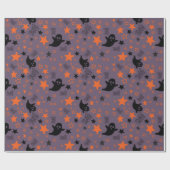 ハロウィーンブー及び幽霊シームレスラッピング紙 ラッピングペーパー (フラット)