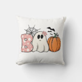ハロウィーンブー幽霊カボチャこうもりコブ クッション (正面)