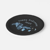 ハロウィーンブー幽霊ナイト幽霊のよく出るパーティー ペーパープレート (アングル)