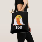 ハロウィーンブー幽霊、子供、家族 トートバッグ (クローズアップ)
