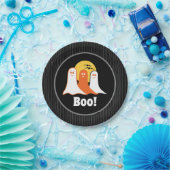 ハロウィーンブー幽霊、子供、家族 ペーパープレート (パーティー)