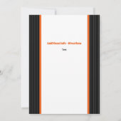 ハロウィーンブー幽霊、子供、家族 招待状 (裏面)