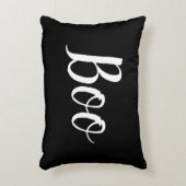 ハロウィーンブー白黒アクセント枕 アクセントクッション (正面(垂直))