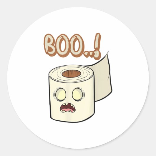 ハロウィーンブー紙タオル幽霊狩りフロア ラウンドシール (正面)