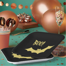 ハロウィーンブー紙プレートズby Adiela Akoo ペーパープレート