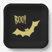 ハロウィーンブー紙プレートズby Adiela Akoo ペーパープレート (正面)