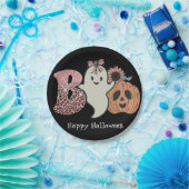 ハロウィーンブー紙プレート ペーパープレート (パーティー)