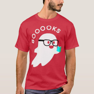 ハロウィーンブー読クス幽霊のブッ読クブブックリブ Tシャツ