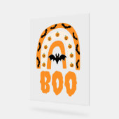 ハロウィーンブー アクリルサイン (傾斜)