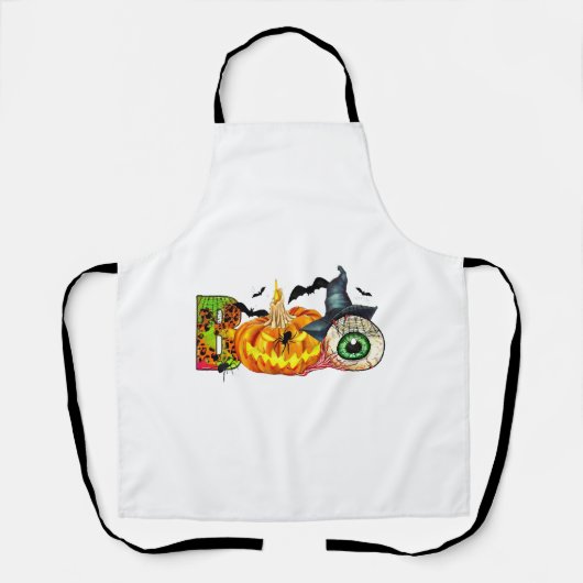 ハロウィーンブー エプロン (正面)