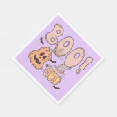 ハロウィーンブー スタンダードランチョンナプキン (角)