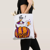 ハロウィーンブー トートバッグ (クローズアップ)