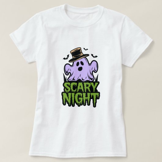 ハロウィーンブー Tシャツ (デザイン正面)