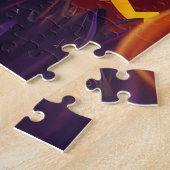 ハロウィーンプグヴァンパイアパンプキンズ怖 ジグソーパズル (側面)