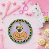 ハロウィーンプグ紙プレート ペーパープレート (パーティー)