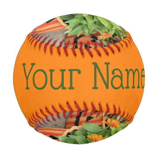 ハロウィーンプランター 野球ボール (裏面)