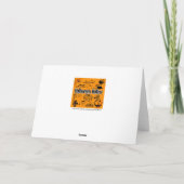 ハロウィーンプリンセスグリーティングカード カード (裏面)