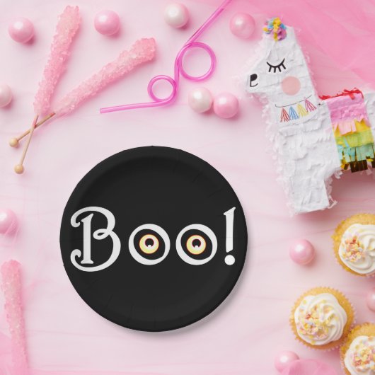 ハロウィーンプレートフェスティバルブー！ペーパープレート ペーパープレート (パーティー)