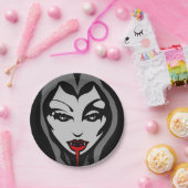 ハロウィーンプレートフェスティバルヴァンパイア紙プレート ペーパープレート (パーティー)