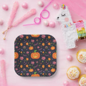 ハロウィーンプレート ペーパープレート (パーティー)