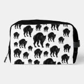 ハロウィーンプロウリングブラックキャットシルエットスケッチ ドップキット (裏面)