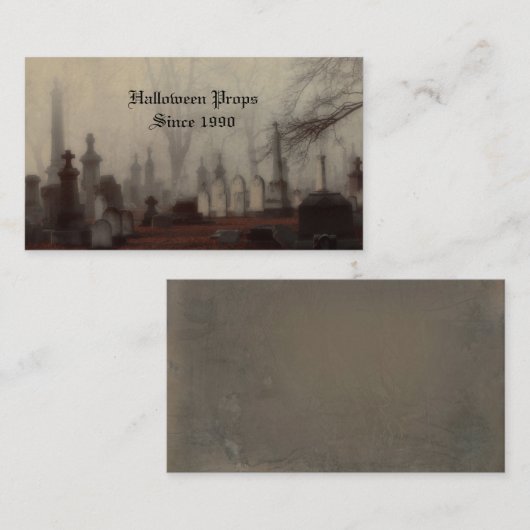 ハロウィーンプロップス名刺 名刺 (正面/裏面)