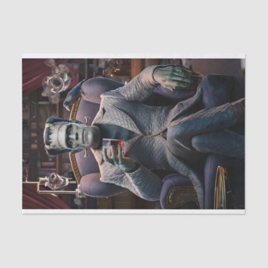 ハロウィーンプロファイルピック，フランケンシュタインモンスター 薄葉紙 (正面)