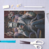 ハロウィーンプロファイルピック，フランケンシュタインモンスター 薄葉紙 (クラフト)