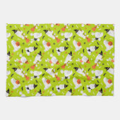 ハロウィーンプードル キッチンタオル (横)