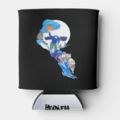 ハロウィーンヘッドレスドッグチームマッシャー 缶クーラー (正面)