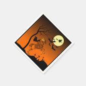 ハロウィーンヘッドレスホースマン スタンダードカクテルナプキン (角)