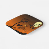 ハロウィーンヘッドレスホースマン ペーパープレート (傾斜あり)