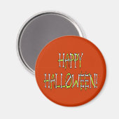 ハロウィーンヘビとボーン文字 マグネット (正面/裏面)