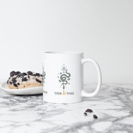 ハロウィーンヘビ，魔女のシンボル コーヒーマグカップ