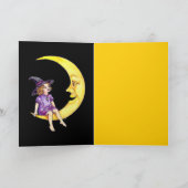 ハロウィーンベアグリーティングカード カード (内部)