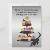 ハロウィーンベイクスワップパーティの招待状 招待状 (裏面)