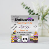 ハロウィーンベイクスワップパーティの招待状 招待状 (スタンド正面)