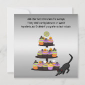 ハロウィーンベイクスワップパーティの招待状 招待状 (裏面)