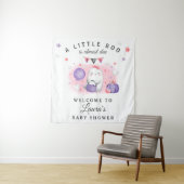 ハロウィーンベイビーシャワーガールウェルカムサインタペストリー タペストリー (インサイチュ)