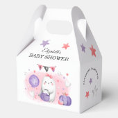 ハロウィーンベイビーシャワーガールキュートミディアムゲーブル フェイバーボックス (正面)