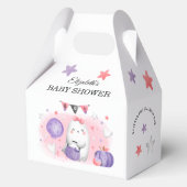 ハロウィーンベイビーシャワーガールキュートミディアムゲーブル フェイバーボックス (裏面)