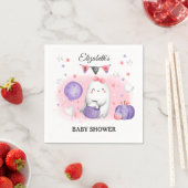 ハロウィーンベイビーシャワーガールキュート紙ナプキンス スタンダードカクテルナプキン (インサイチュ)