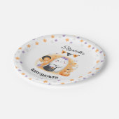 ハロウィーンベイビーシャワーガールリトルブー ペーパープレート (アングル)