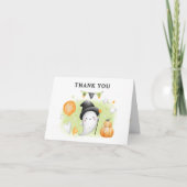 ハロウィーンベイビーシャワーサンキューカード少しブー サンキューカード (正面)