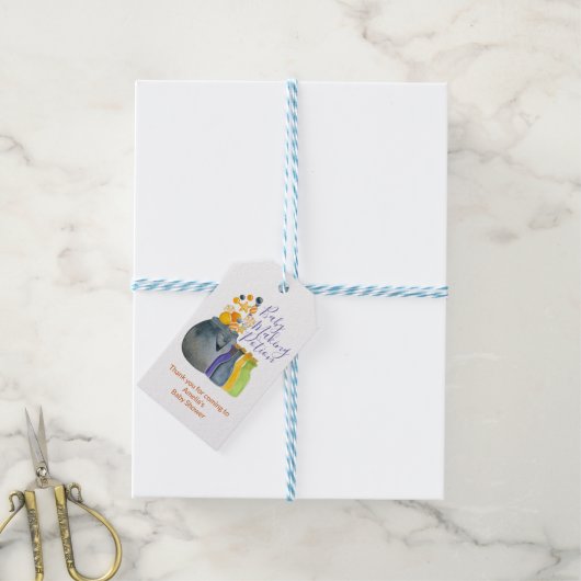 ハロウィーンベイビーシャワーベビーメイキングポーションありがとう ギフトタグ (より糸付き)