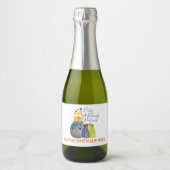 ハロウィーンベイビーシャワーベビーメイキングポーション スパークリングワインラベル (正面)