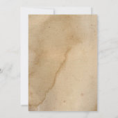 ハロウィーンベイビーシャワーヴィンテージゴシック小ブー 招待状 (裏面)